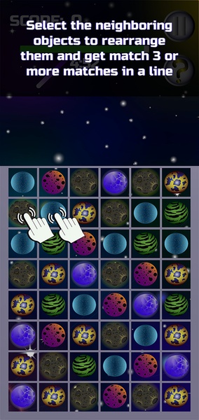 Match 3 Cosmic Space - Preview 4