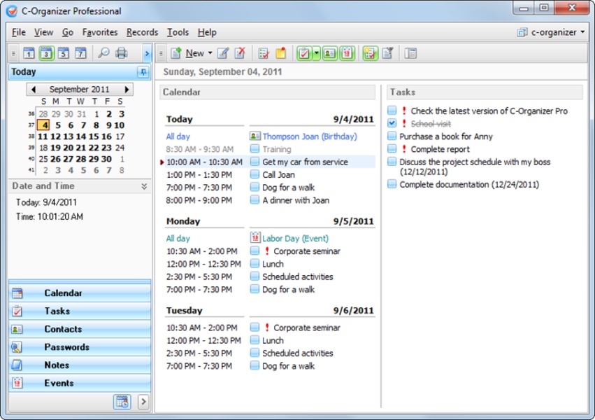 C-Organizer 10.0.1 Snaps 2