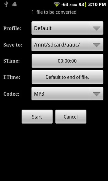 Android Audio Editor - Preview 1