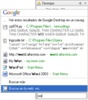 Google Desktop Search screenshot 1