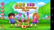 Abc 123 Tracing Coloring Pages screenshot 13