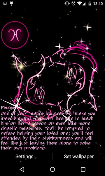 Your Daily Horoscope Live Wallpaper Free - Preview 11