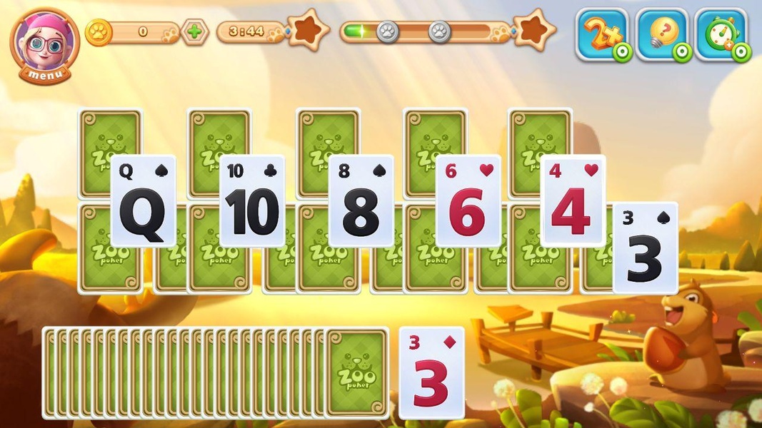 Solitaire Zoo - Tripeaks 3D - Preview 10