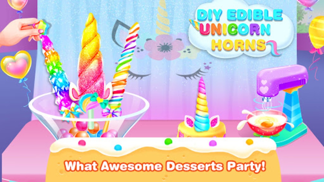 Unicorn Horn Dessert Games - Preview 8