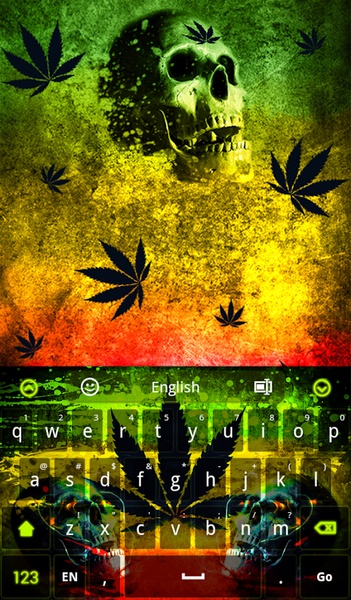 Rasta Skull Keyboard - Preview 4