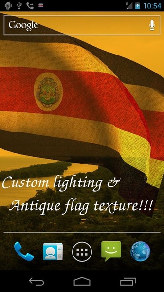 3D Costa Rica Flag LWP - Preview 3