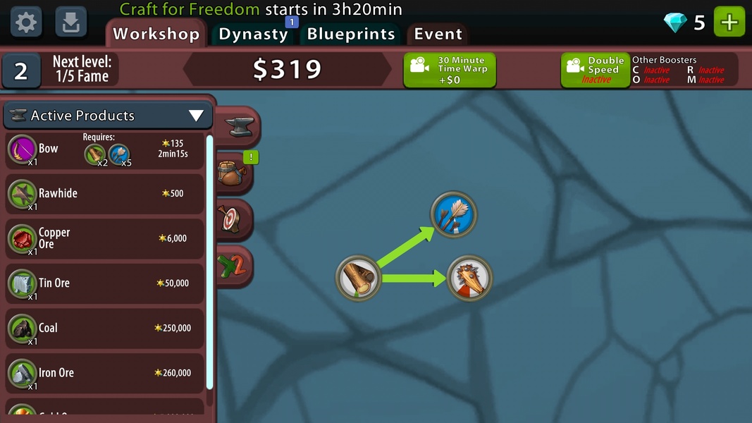 Crafting Idle Clicker - Preview 6