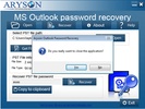 Outlook PST Password Recovery screenshot 1