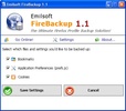 FireBackup screenshot 2