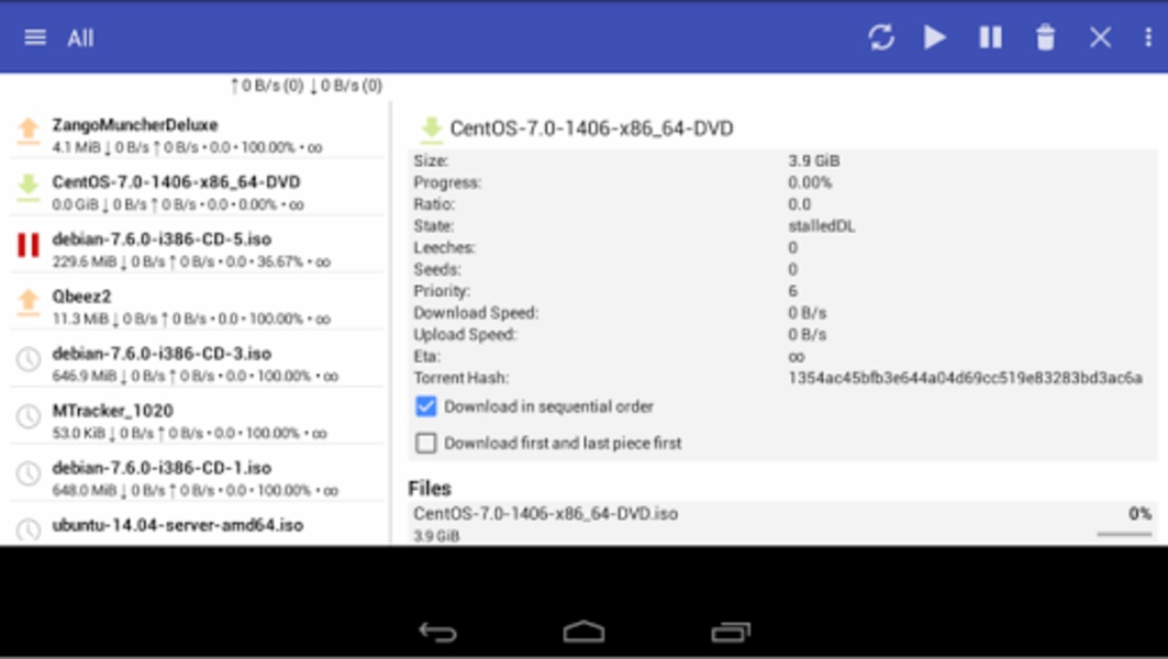 qBittorrent Client - Preview 15