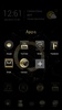 Black Gold GOLauncher EX Theme screenshot 3