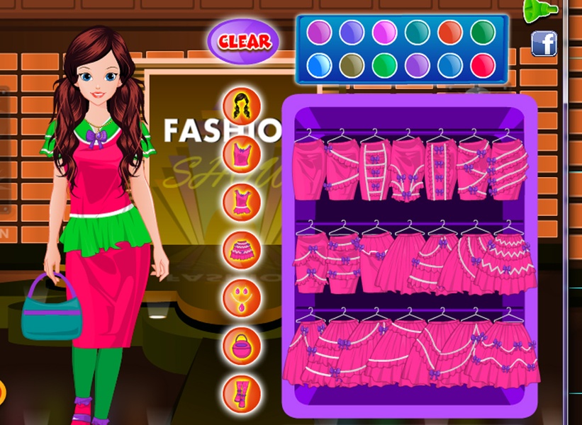 runway dress up games online Fashion Show Dress Up Games