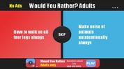 Would You Rather? Adults screenshot 1