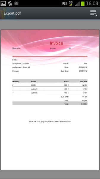 My Invoices (free) - Preview 5