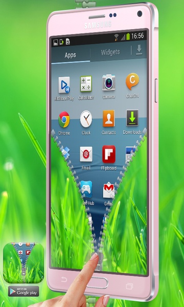 Nature Zipper Lock Screen - Preview 2