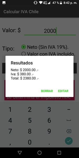 Calcular IVA Chile - Preview 1