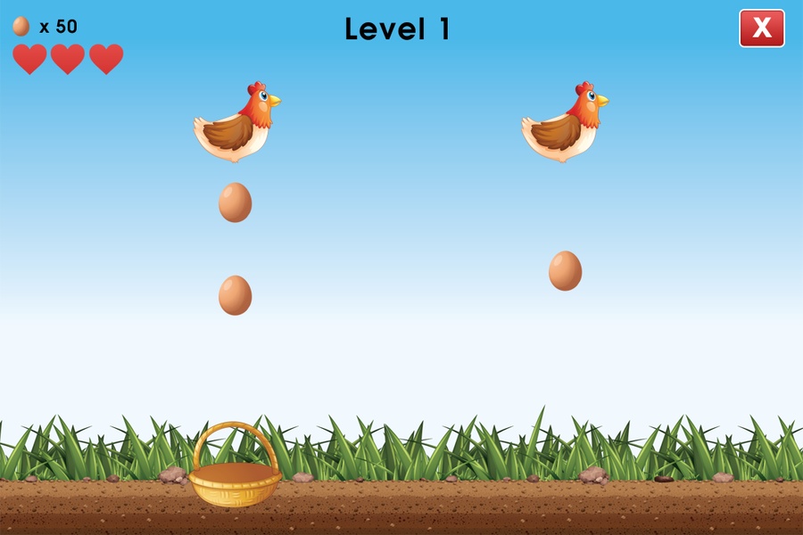 Egg Catcher Game - Preview 2