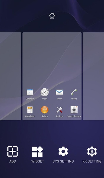 Xperia Theme - KK Launcher - Preview 1