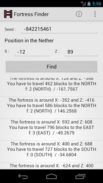 Fortress Finder - Preview 1