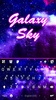 Galaxy Sky Live Keyboard Backg screenshot 1