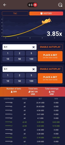 Zrzut ekranu aplikacji 888starz