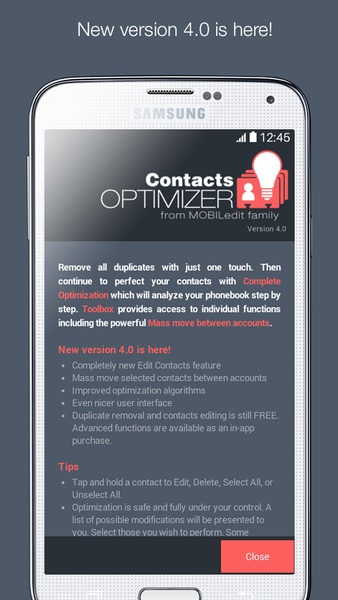 Contacts Optimizer - Preview 5