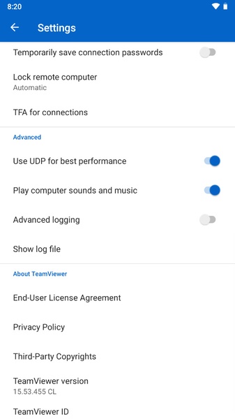 TeamViewer for Remote Control - Preview 1