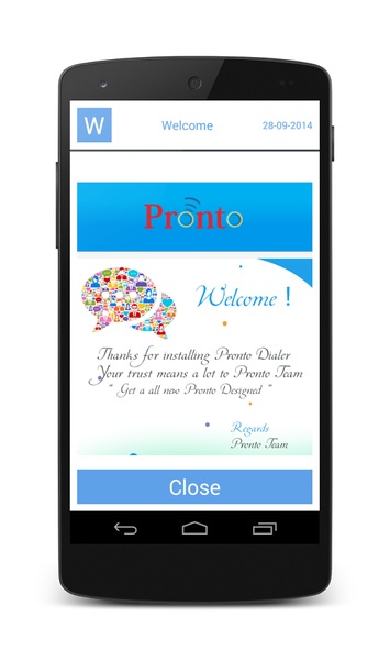Pronto Dialer - Preview 1