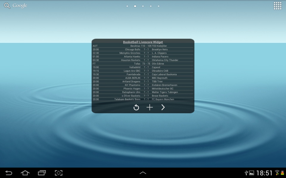 Basketball Livescore Widget - Preview 15