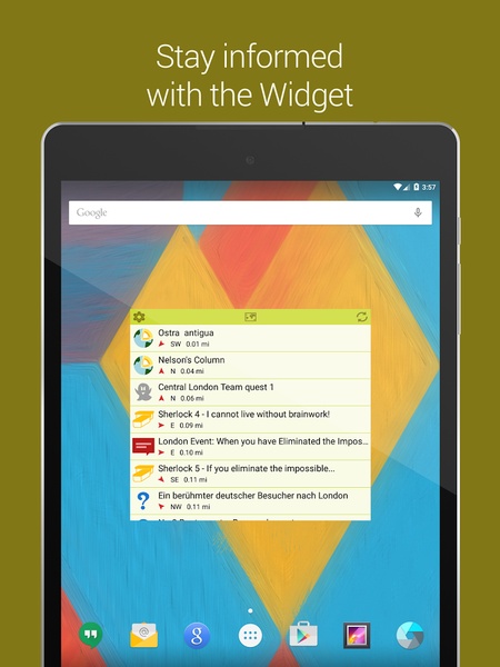 Geocaching Widget - Preview 2
