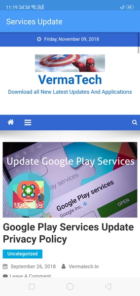 Services Update - Preview 18
