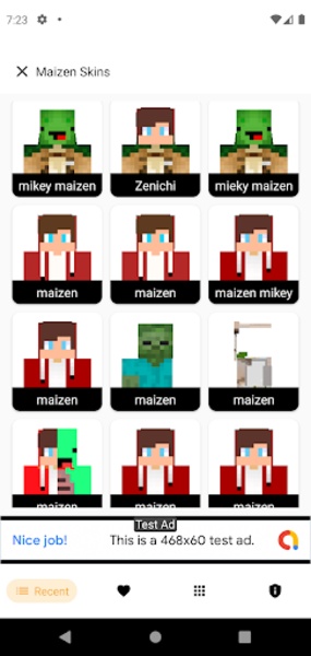 Maizen Skins for Minecraft PE for Android - Download the APK from Uptodown