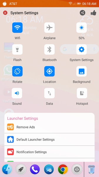 Launcher for MAC OS Style - Preview 2
