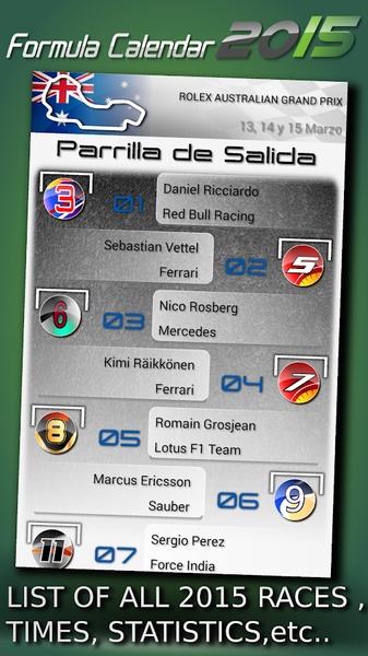 Formula Calendar 2015 - Preview 4