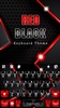 Red Black Metal 2 Keyboard Background screenshot 1