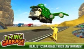 City Garbage Flying Truck 3D screenshot 4