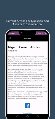 Nigeria Current Affairs screenshot 1