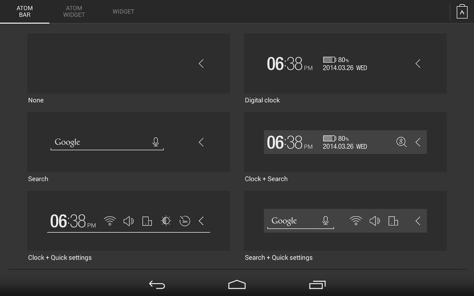Atom All in One Widgets - Preview 9