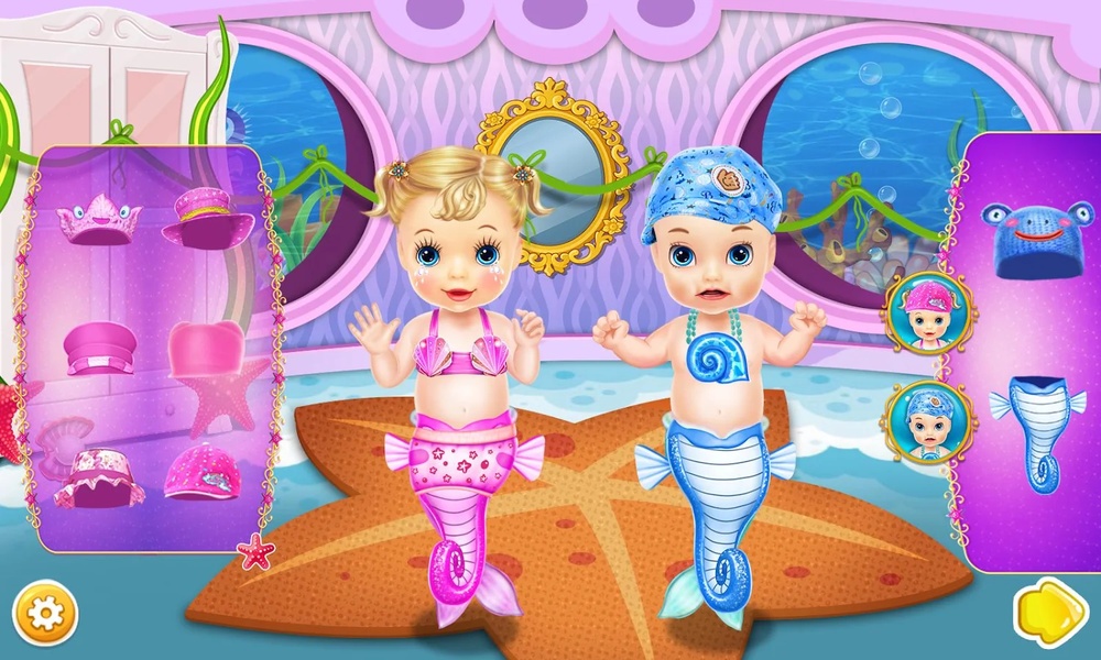 Mermaid Mommy Newborn Twins Babies Care - Preview 2