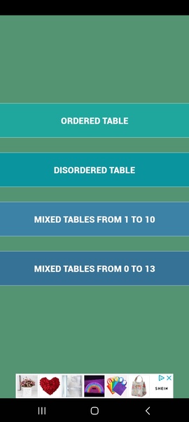 Multiplication tables games - Preview 1