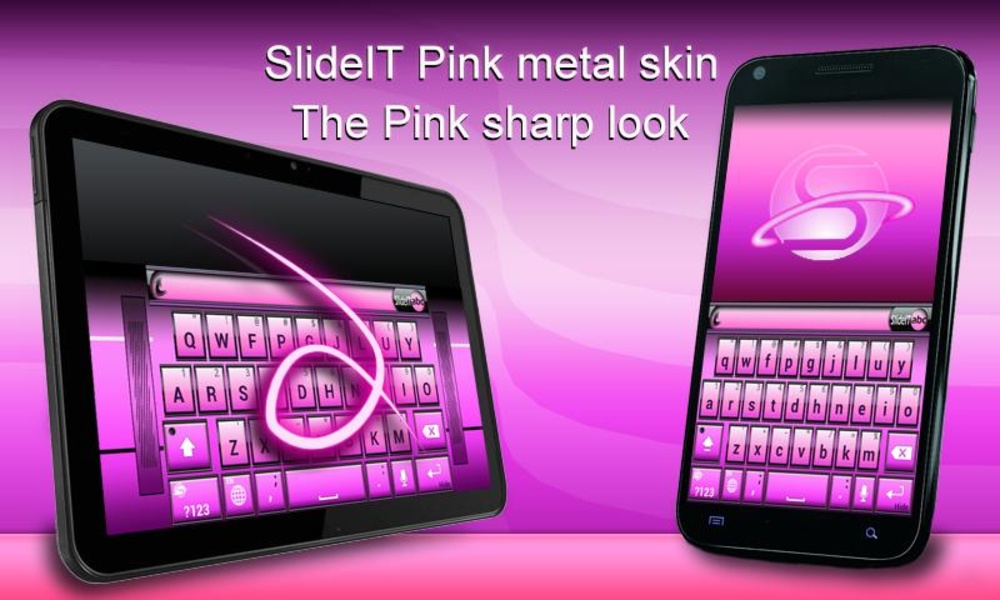 SlideIT Pink metal box skin - Preview 4