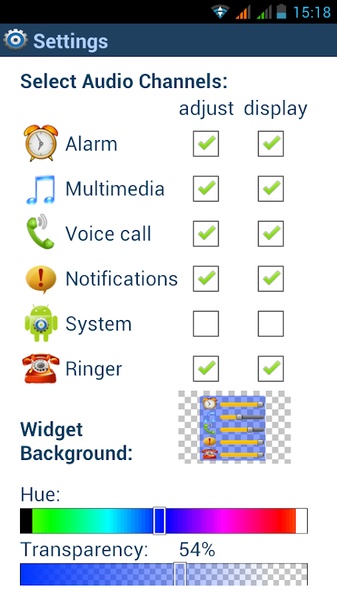 A-Volume Widget - Preview 7