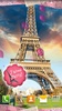 Cute Paris Live Wallpaper screenshot 1
