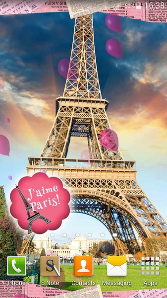 Cute Paris Live Wallpaper - Preview 1