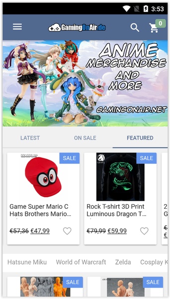 GamingOnAir Onlineshop - Preview 2