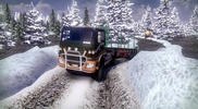 Truck Diver Cargo Simulation - Winter Snow Weather screenshot 1