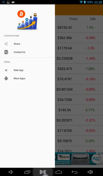 Crypto Coins Monitor - Preview 7