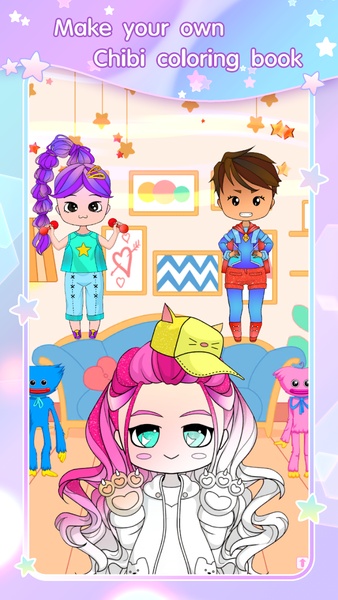 Chibi Doll Dress up & Coloring - Preview 1