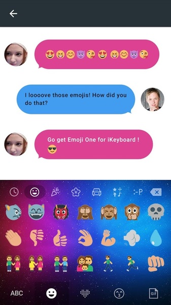 Emojione for iKeyboard - Preview 1