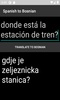 Spanish to Bosnian Translator screenshot 1